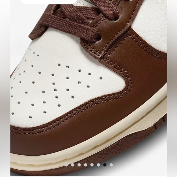 NEW NIKE DUNKS LOW Sail/Coconut milk/Cacao Wow Men\'s 10.5 (W 12) Run 1/2 sz big main image 9